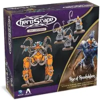 Renegade Iron Heroscape Revnas Rebuke Lich Viscerot And Necrotech Wraithriders Army Expansion Board Game English Violet Enfants