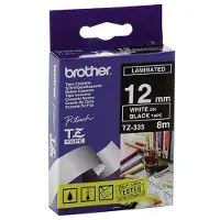 Brother - Rouleau (1,2 cm x 8 m) 1 cassette(s) ruban laminé - pour P-Touch PT-1010, 1080, 1090, 1230, 1290, 18, 2100, 2110, 2430, 3600, 7100, 9800, PT-GL-200