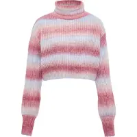 Mymo Pull-over bleu clair / rose ancienne