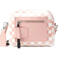 Mymo Sac à bandoulière rose / blanc