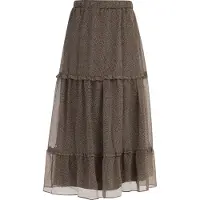 Dreimaster Jupe olive / blanc cassé