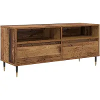 vidaXL Armoire TV Vieux bois 100 x 34,5 x 44,5 cm Bois composite et fer