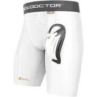 Shock Doctor Core Compression Bioflex Groin Guard Blanc M