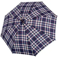 Doppler Parapluie 'Stockholm ' beige / bleu / rouge sang