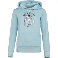 Lilo & Stitch Sweat-shirt à capuche Disney de - Stay Weird - S - XL - pour Femme - bleu clair - Taille XL