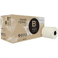 Satino BlackSatino - Rouleau d'essuie-mains blacksatino original pt50 175m 307195
