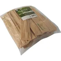 Papstar Fourchettes en bois "pure" Longueur : 155 mm 50 pièces