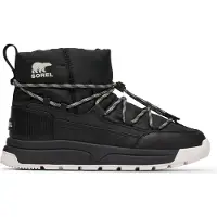 Sorel - Bottes d'hiver imperméables à enfiler - Whitney III Slip-On WP W Black Sea Salt pour Femme en Nylon - Taille 38,5 - Noir