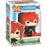 Funko POP! Figurine vinyle POP! Games Genshin Impact Diluc Ragnvindr, 9 cm