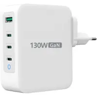 J5CREATE JUP43130E-EN - 130-Watt-GaN-USB-C-Ladegerät mit 4 Anschlüssen - EU (JUP43130E-EN)