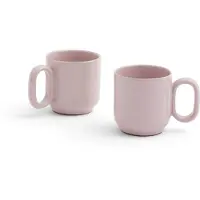HAY Barro Tasse - Lot de 2 Pink