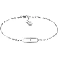 Fossil Bracelet en argent sterling, (16.50 cm, Argent 925)