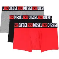 Diesel Boxers 'Damien' gris chiné / rouge clair / noir / blanc