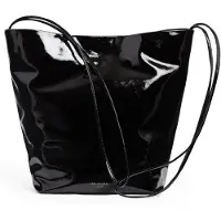 Ted Baker sac à épaule bandoulière Kamilaa Crinkle Thin Strap Bag Black noir