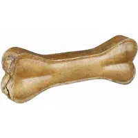 Trixie Lot économique : 12x60g Os à mâcher fourré aux nerfs de bœuf 12 cm friandise pour chien