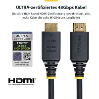 StarTech.com 2.1 Ultra Hdmi Cable 3 M Doré