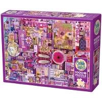 Carletto Deutschland Cobble Hill Puzzle lila - 1000 pièces Puzzle adulte