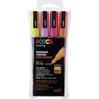 Posca PC-3M Glitter Red Tones lot de 4