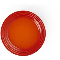 Le Creuset Frühstücksteller 22 cm Ofenrot