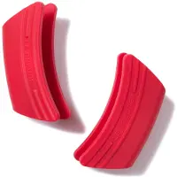 Le Creuset Poignée Silicone Le Creuset Rouge Cerise (Lot de 2)