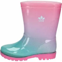 Lico Bottes en caoutchouc 'Stormy' aqua / rose