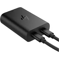 HP GaN USB-C Laptop Charger - Adaptateur secteur - CA 115/230 V - 65 Watt - Ports de sortie : 2