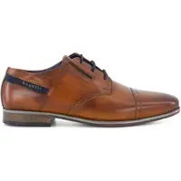 Bugatti Chaussure à lacets bleu marine / marron