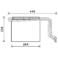 Ava Cooling Évaporateur de climatisation MSV563
