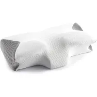 Huismerk Viscoelastic Neck Pillow Ergonomic Conforti Pillow Blanc