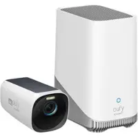 Eufy Security - Eufycam 3 Set mit 1 Kameras - Weiss und Schwarz, 4K -Kabellosen -Überwachungskamera - (3840 x 2160 pixels), Caméra réseau, Blanc, Noir