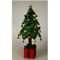 Christmas Decoration Sapin De Noël Led 70cm Sapin Led Sans Fil, Lumière Chaleureuse - Basics