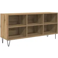 vidaXL Meubles TV, 103,5 x 30 x 50 cm, imitation chêne artisanal, panneaux de particules