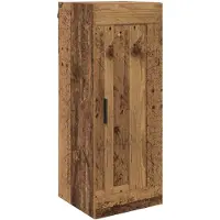 vidaXL Armoire murale vieux bois 34,5 x 34 x 90 cm Bois composite