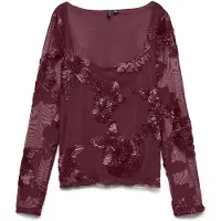 Vero Moda T-shirt 'VMMila' rouge