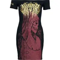 Alchemy by Killstar Robe courte Gothic de - Arcane Rituals Mini Dress - S - 4XL - pour Femme - noir/rouge - Taille M
