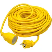 Profile Rallonge 3G1,5 mm² PVC 20 m jaune