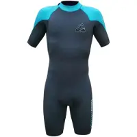 Kynay Shorty à Manches Courtes Avec Fermeture éclair Dans Le Dos Surf Neoprene Wetsuit 2 Mm