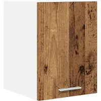 vidaXL Armoire suspendue Riga Bois ancien et Blanc 30 x 31 x 40 cm