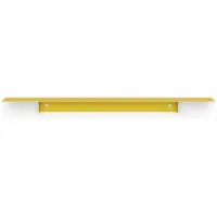 Util Plié Single Étagère Murale Yellow | 75 cm