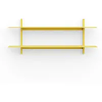 Util Plié Étagères Murales 2 Yellow | 120 cm