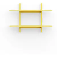 Util Plié Étagères Murales 2 Yellow | 70 cm