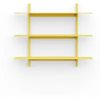 Util Plié Étagères Murales Yellow | 90 cm