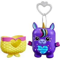 Nano-Mals Filles, Porte-clés, Hasbro Stardream das Einhorn elektronisches Fidget-Tierchen, Violet, Pink