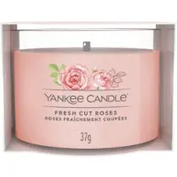 Yankee candle CANDELA VOTIVE IN VETRO SINGOLA FRESH CUT ROSES