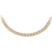 Faina Bracelet or / transparent