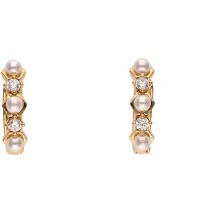NAEMI Boucles d'oreilles or rose / transparent / blanc perle