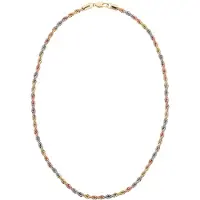 Faina Chaîne or / or rose / argent