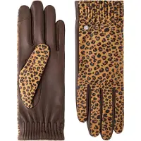 Roeckl Gants 'SERENGETI TOUCH' sable / marron / ocre / brun foncé