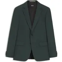 BOSS Veste Slim en laine stretch à motif