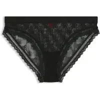 HUGO Slip en dentelle avec taille logotée